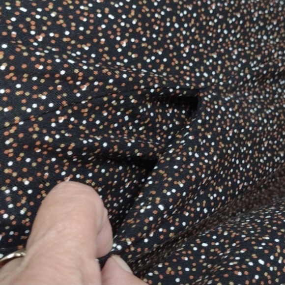 BODEN Abigail Jersey Dress Black Confetti Print Size 12L - Picture 7 of 9